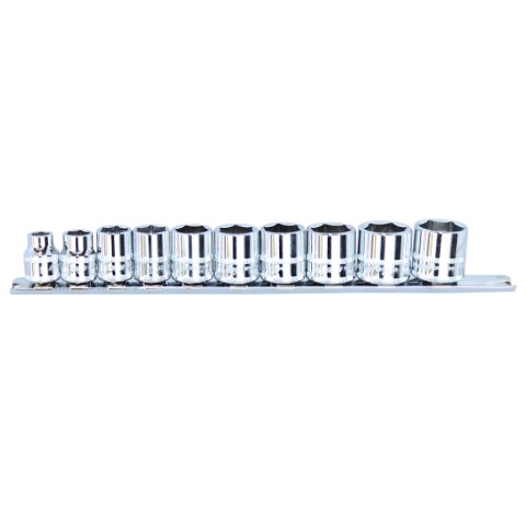 SP - 10PC 3/8 DR 6PT METRIC STUBBY SOCKET SET 